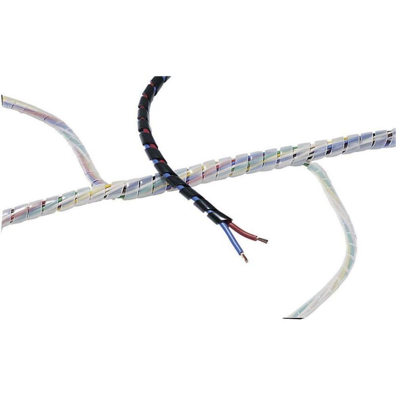 foto del prodotto hellermanntyton - 161-41101 sbpe4-pe-bk-30m guaina spiralata 5 fino a 20 mm nero 30 m