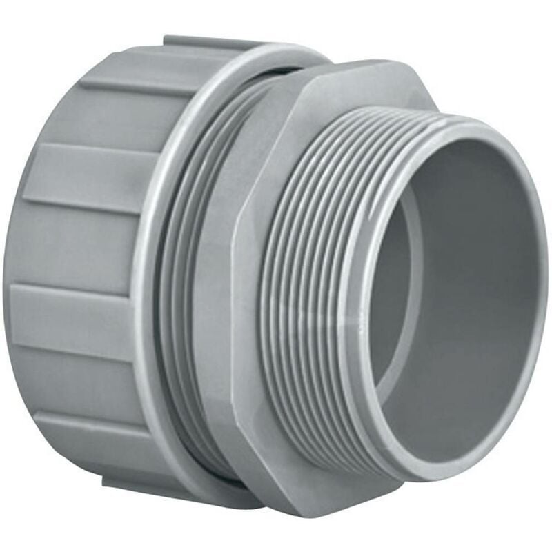 foto del prodotto hellermanntyton 166 40705 psr25 s m25 raccordo a vite del tubo flessibile grigio m25 21 mm piatto 1 pz.