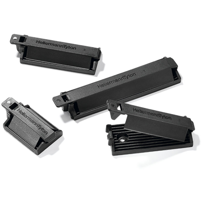 foto del prodotto hellermanntyton 25 clip con cappucci per cavi 25x31mm