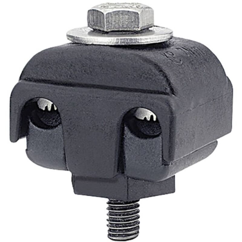 foto del prodotto hellermanntyton 435 01558 tap connector 1516 st bk morsetto di derivazione flessibile rigido 1.5 16 mm 1 pz. nero