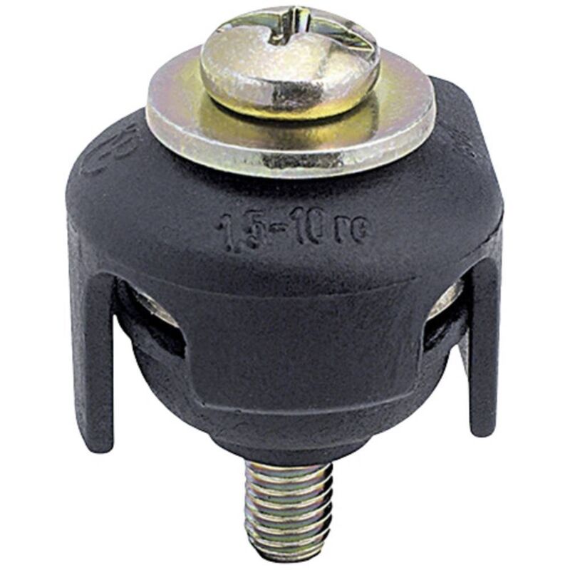 foto del prodotto hellermanntyton 435 01559 tap connector 1510 st bk morsetto di derivazione flessibile rigido 1.5 10 mm 1 pz. nero