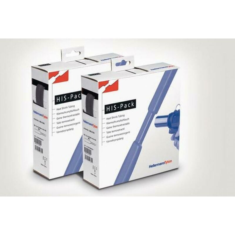 foto del prodotto hellermanntyton hellermann tyton termorestringente 2 1 mb 12,7 6,4 bk 5 metri 300 31270
