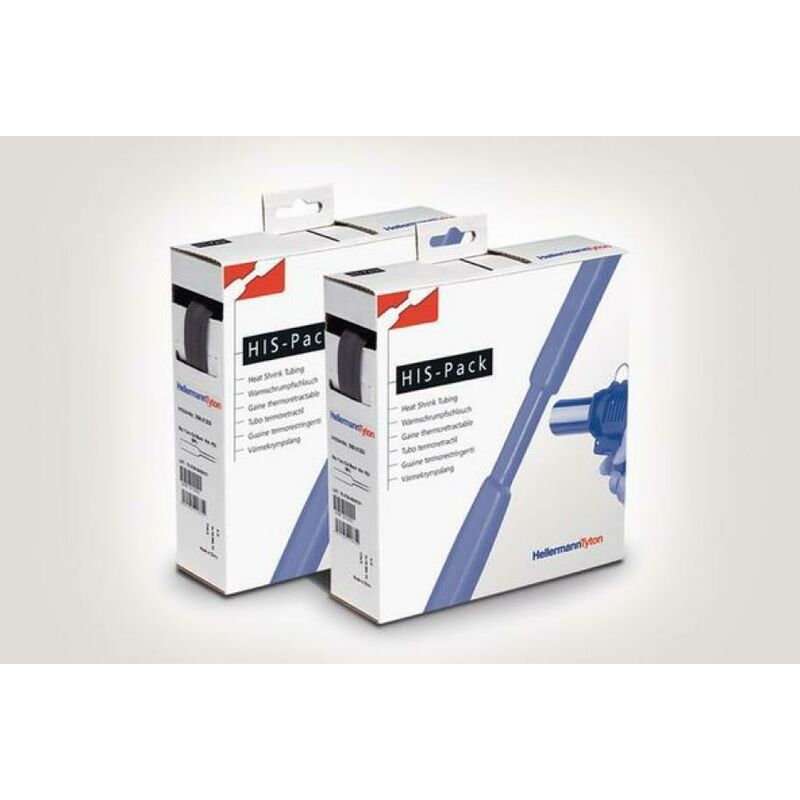 foto del prodotto hellermanntyton - hellermann tyton termorestringente 2 1 mb 2,4 1 ,2 bk 10 metri nero 300-30240