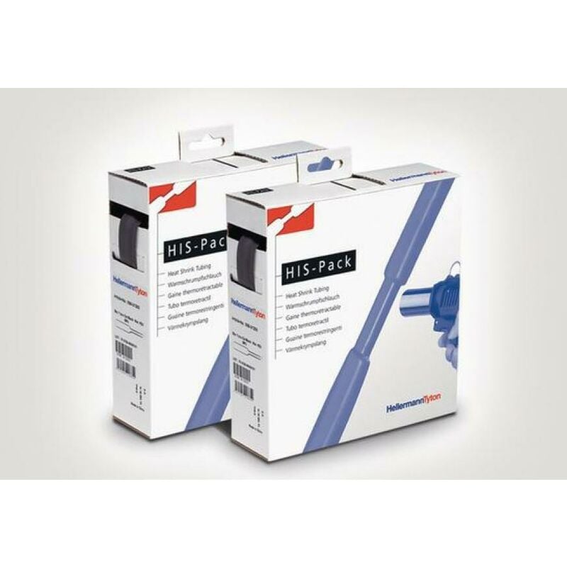 foto del prodotto hellermanntyton - hellermann tyton termorestringente 2 1 mb 3,2 1 ,6 bk 10 metri 300-30320