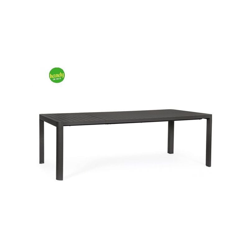 foto del prodotto hellin tavolo bizzotto allungabile kiplin 180 240x100cm antracite