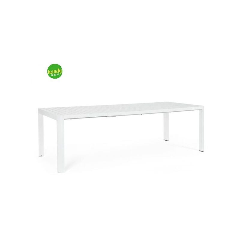 foto del prodotto hellin tavolo bizzotto allungabile kiplin 180 240x100cm bianco