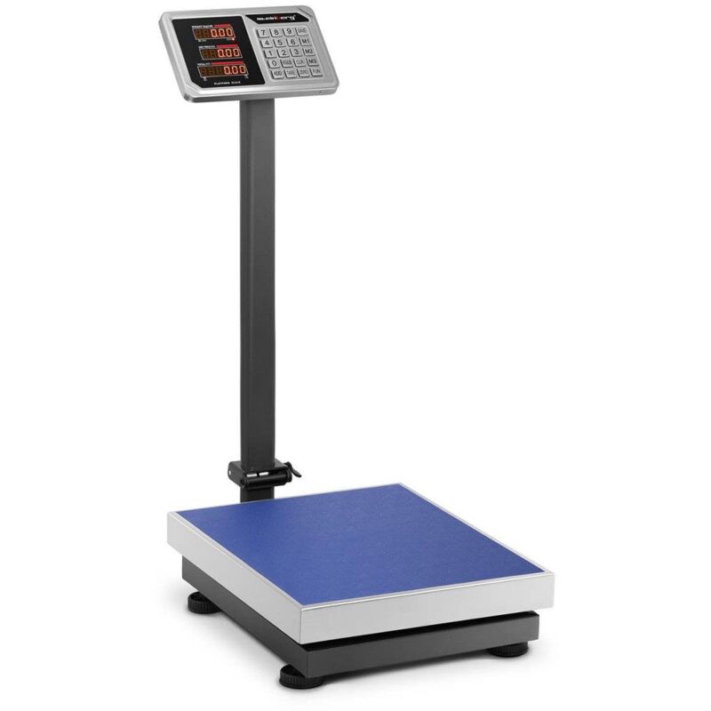 foto del prodotto helloshop26 bilancia a piattaforma 300 kg 50 g 50 x 40 cm acciaio inox 140000643