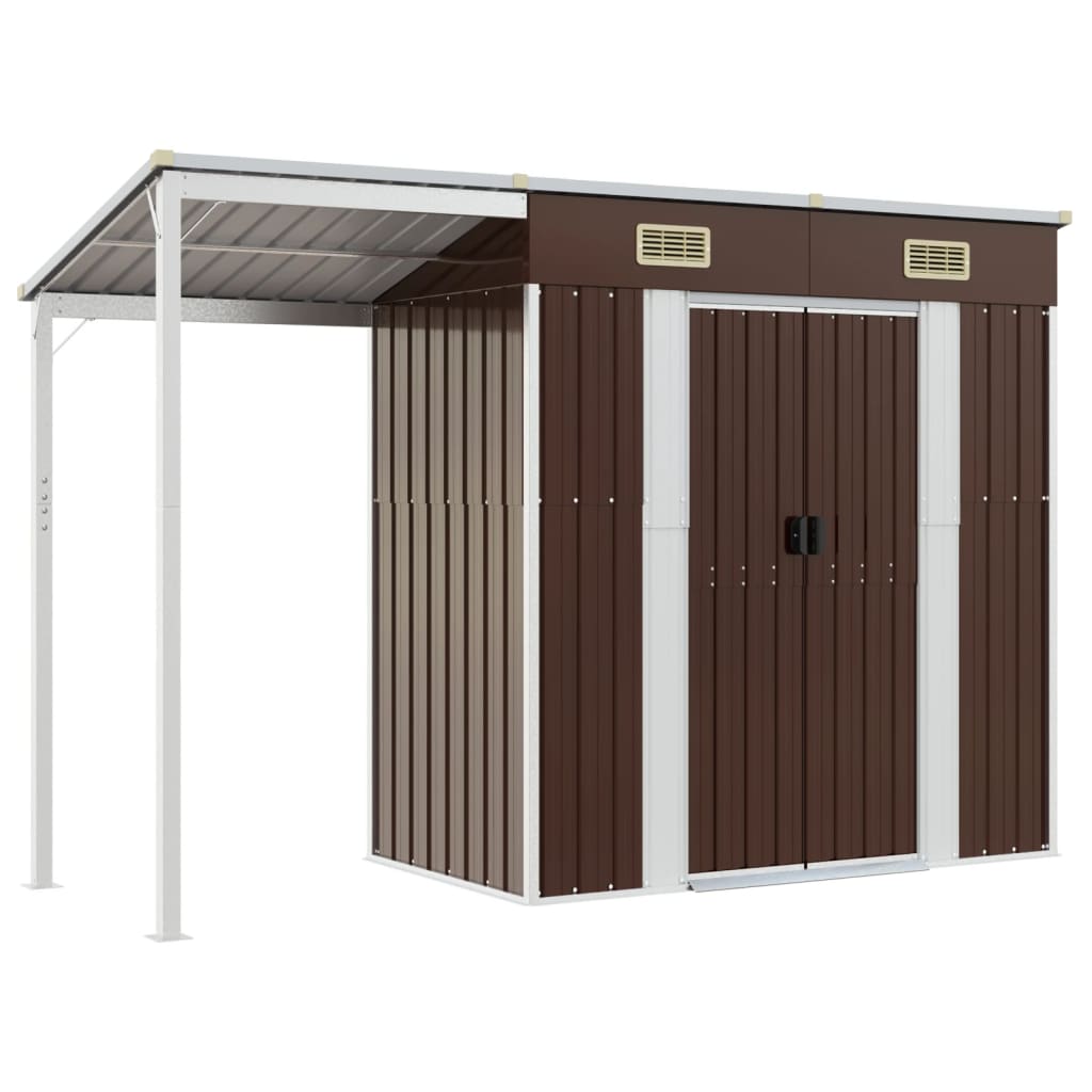 foto del prodotto helloshop26 casetta da giardino casetta per cabine casetta per la casa casetta per esterni casetta per attrezzi robusta con tetto esteso 277 x