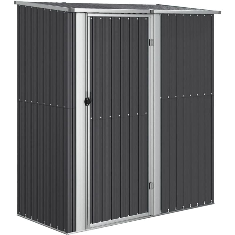 foto del prodotto helloshop26 casetta da giardino casetta per capanni casetta per ripostigli casetta per attrezzi da esterno robusta 180,5 x 97 x 209,5 cm acciaio