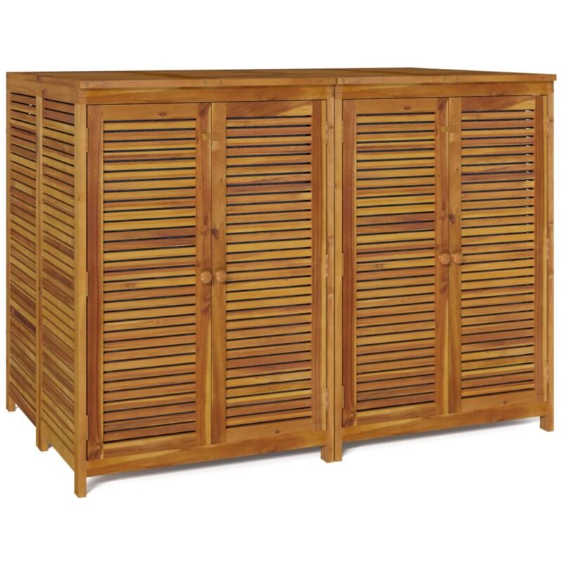 foto del prodotto helloshop26 cassetta portaoggetti per mobili da giardino 140 x 87 x 104 cm in legno massello di acacia