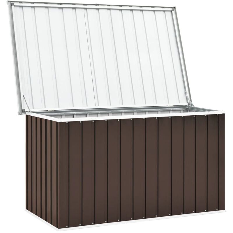 foto del prodotto helloshop26 - cassetta portaoggetti per mobili da giardino 149 x 99 x 93 cm marrone 020013098