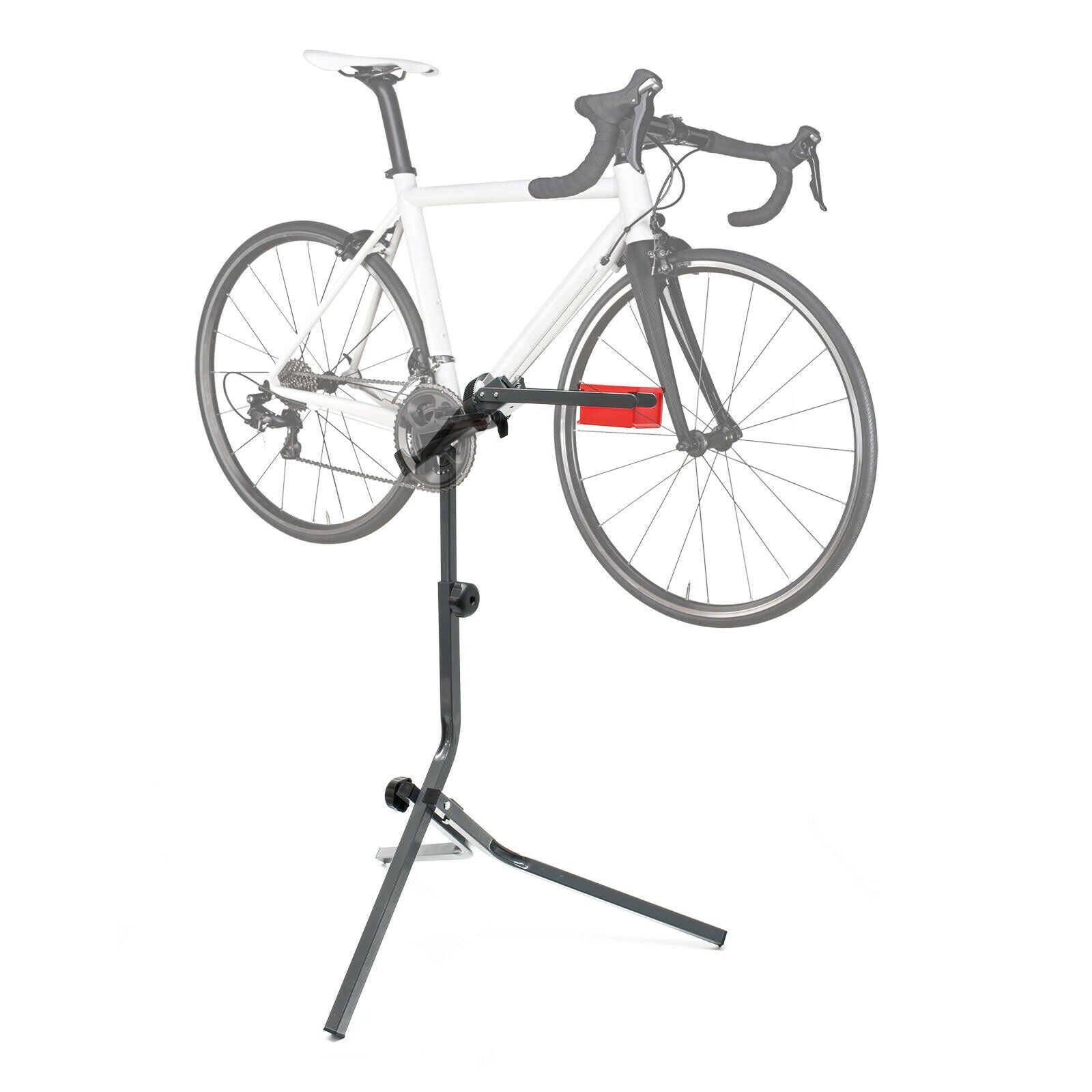 foto del prodotto helloshop26 cavalletto da officina per bicicletta treppiede da riparazione in acciaio max 30 kg regolabile in altezza