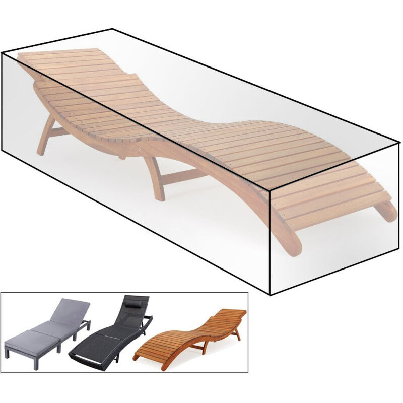 foto del prodotto helloshop26 copertura per arredo giardino per sdraio trasparente impermeabile