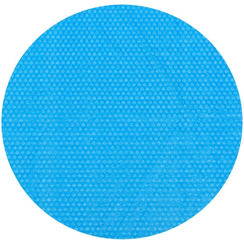foto del prodotto helloshop26 copertura solare per piscina rotonda diametro 244 cm polietilene blu 030006676
