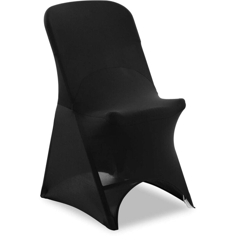 foto del prodotto helloshop26 coprisedia, coprisedia, proteggi sedia elasticizzato per matrimonio tessuto elasticizzato, materiale elastan, colore nero, lavabile 