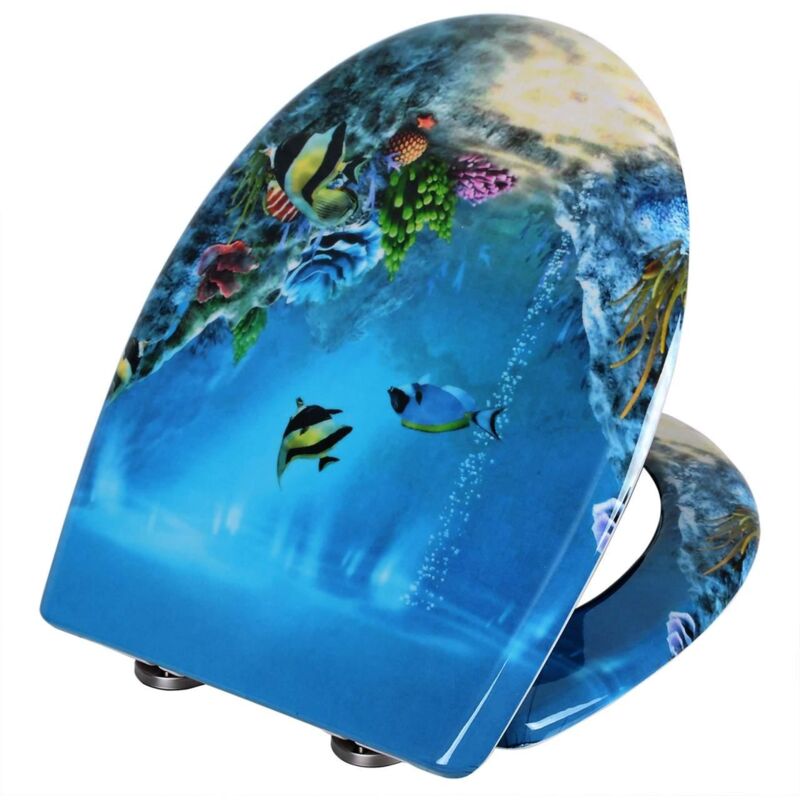 foto del prodotto helloshop26 copriwater copriwater in plastica termoindurente cerniere in acciaio inox design decorativo 190000687