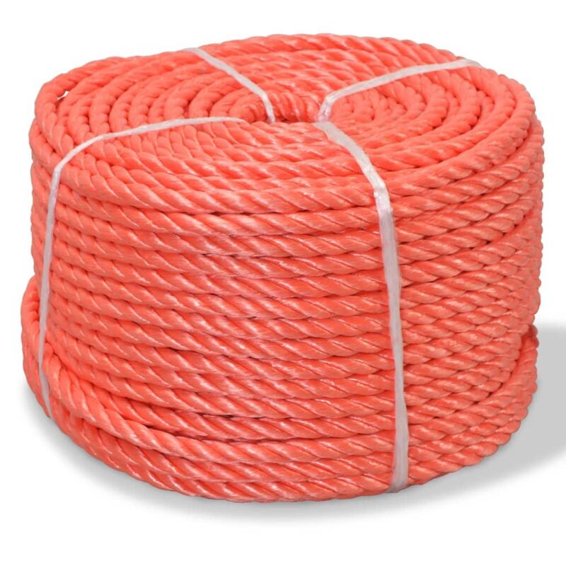 foto del prodotto helloshop26 corda polipropilene intrecciata 12 mm 100 m arancione 020003396