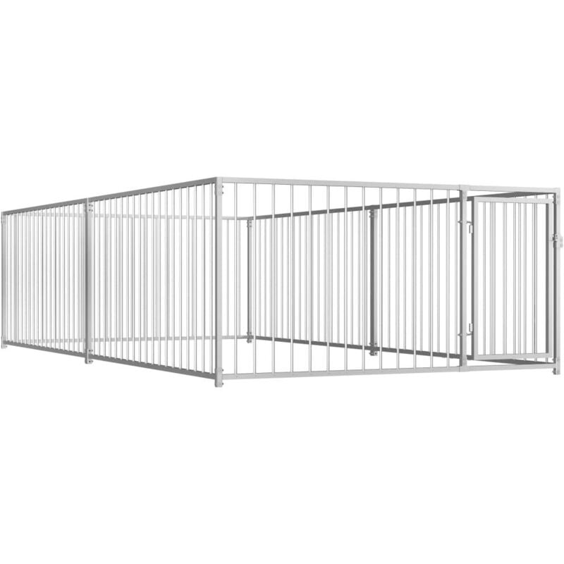 foto del prodotto helloshop26 cuccia da esterno gabbia recinto per animali box per cani da esterno 100 cm 020000345