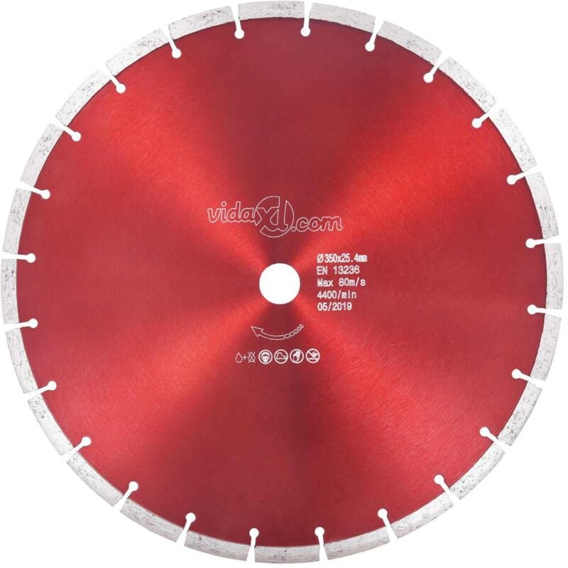 foto del prodotto helloshop26 disco da taglio diamantato lama per sega per materiali concreti smerigliatrice a disco smerigliatrice da tavolo durevole sega in