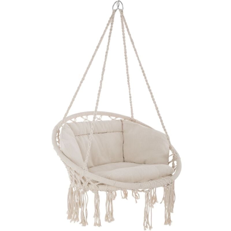 foto del prodotto helloshop26 elisa poltrona sospesa amaca mobili da giardino diametro 80 cm beige 2208164