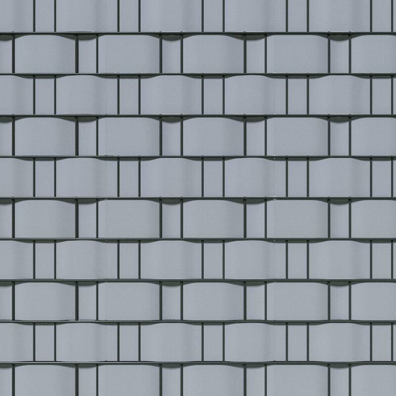 foto del prodotto helloshop26 frangivento frangivento pellicola anti peer per recinzione in pvc grigio 70 m