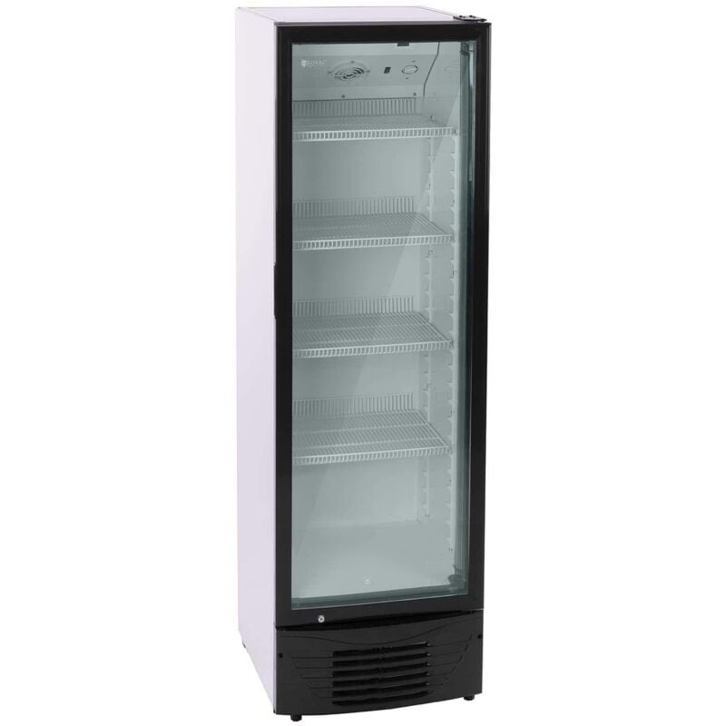 foto del prodotto helloshop26 frigo per bevande 320 litri led cornice nera