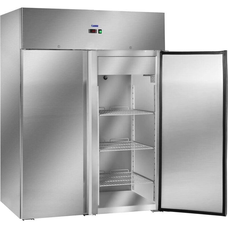 foto del prodotto helloshop26 frigo professionale due porte 1168 litri inox silver 140005329