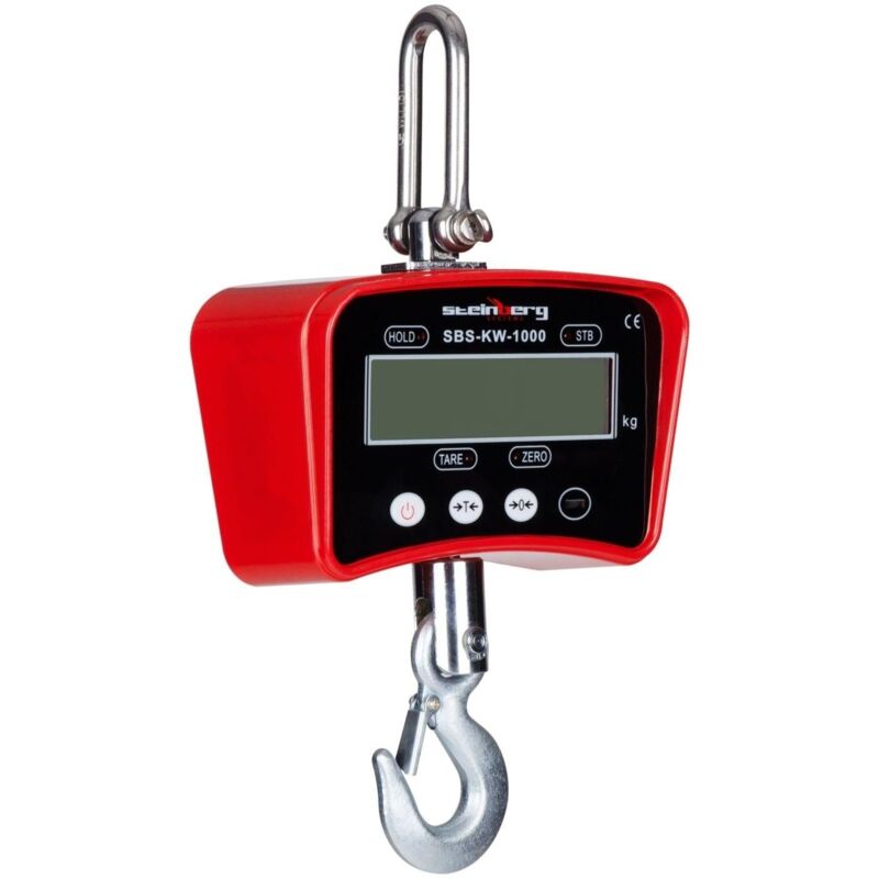 foto del prodotto helloshop26 gancio per pesatura industriale professionale rosso 1.000 kg 0,5 kg 3414096