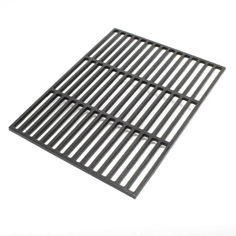 foto del prodotto helloshop26 griglia quadrata in acciaio inox griglia in ghisa 45 x 35 cm
