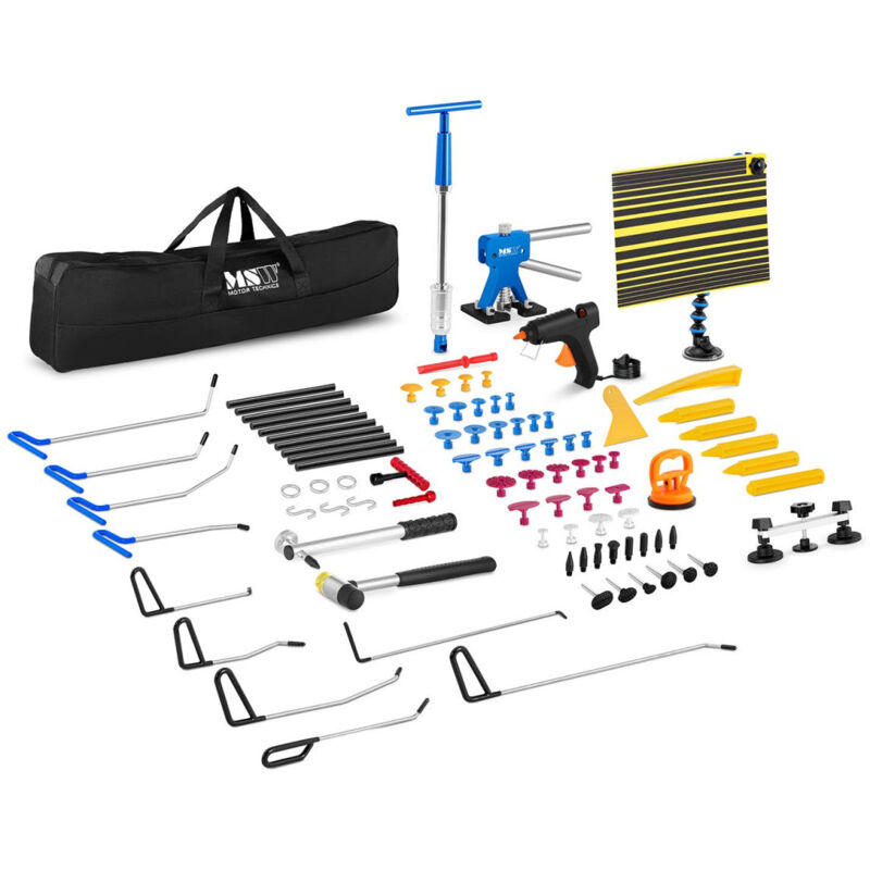 foto del prodotto helloshop26 kit rimozione ammaccature senza vernice pistola per colla a caldo 85 pezzi 140002079