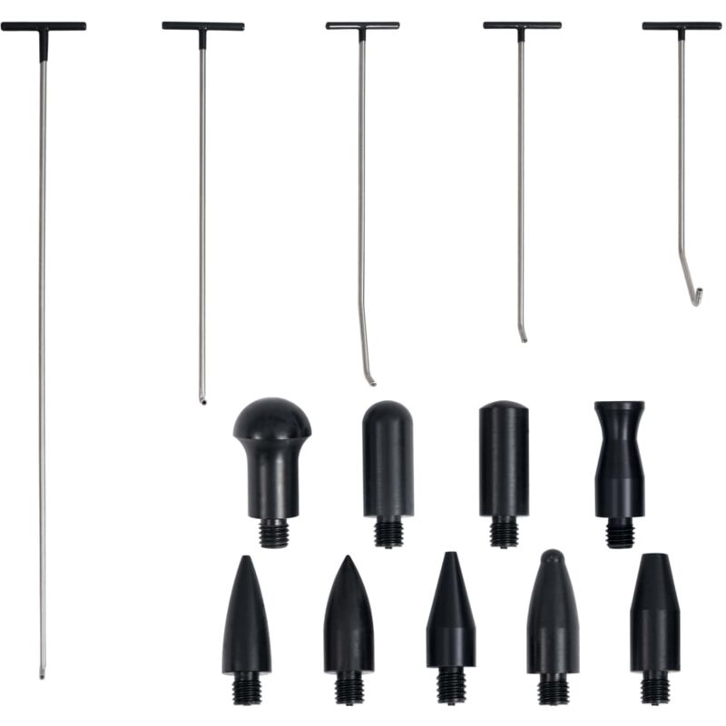foto del prodotto helloshop26 kit riparazione ammaccature senza vernice 5 pezzi in acciaio inox 020003998