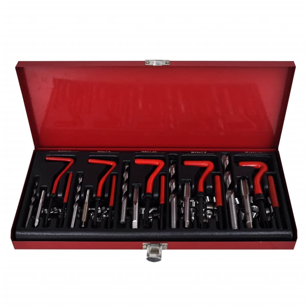 foto del prodotto helloshop26 kit riparazione filo 131 pezzi inserto filettato per riparazione