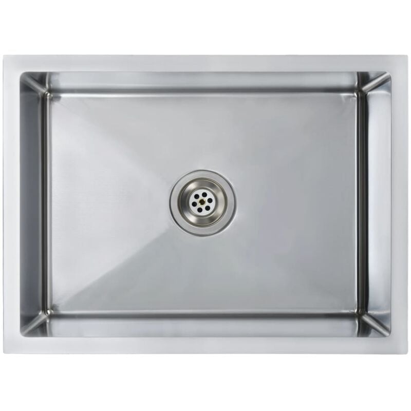 foto del prodotto helloshop26 - lavello da cucina fatto a mano con filtro 59 x 44 cm in acciaio inox 020002363