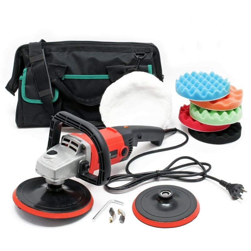 foto del prodotto helloshop26 levigatrice lucidatrice 1200 watt 3000 giri min. smerigliatrice lucidatrice automatica
