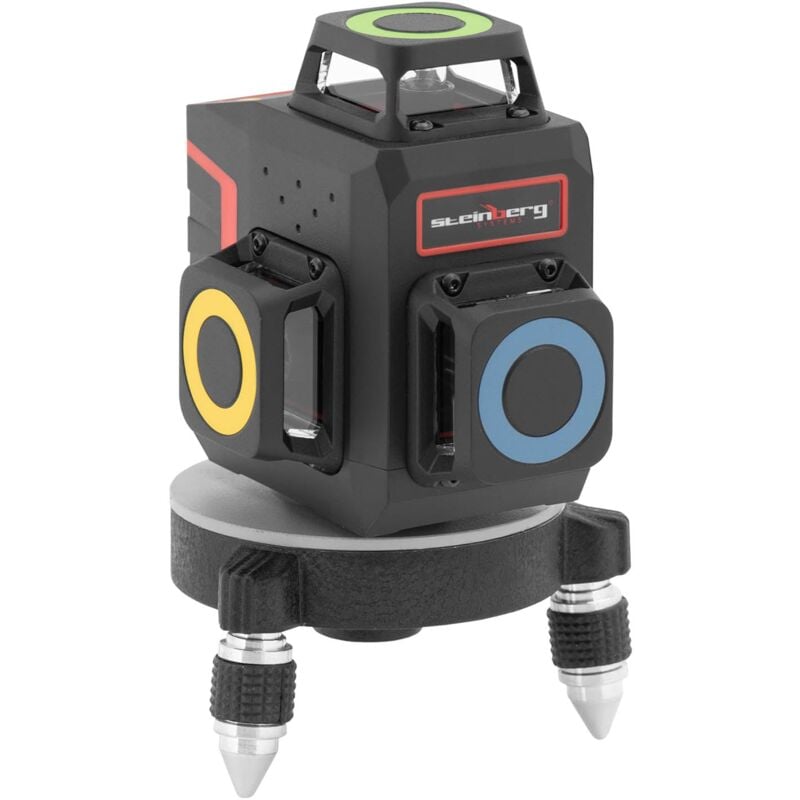 foto del prodotto helloshop26 livello laser con custodia, mini treppiede e telecomando livello laser autolivellante 15 30 m livello laser professionale livello laser