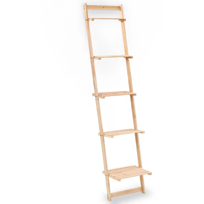 foto del prodotto helloshop26 - mensola da parete scala compatta in legno di cedro 176 cm 2702057 2