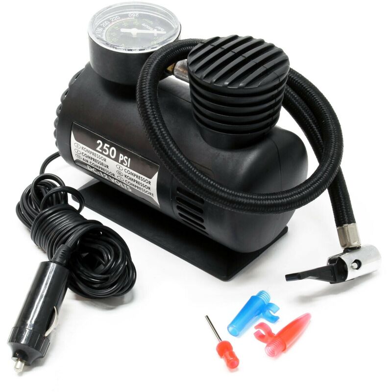 foto del prodotto helloshop26 mini compressore aria compressa 12v 17 bar 250 psi attacco accendisigari