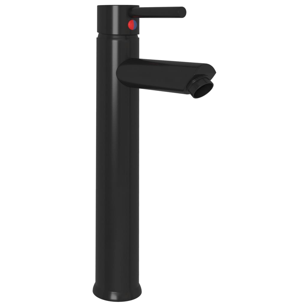 foto del prodotto helloshop26 miscelatore da bagno rubinetto da cucina doccia miscelatore da bagno rubinetto per lavabo casa per interni 30 cm nero