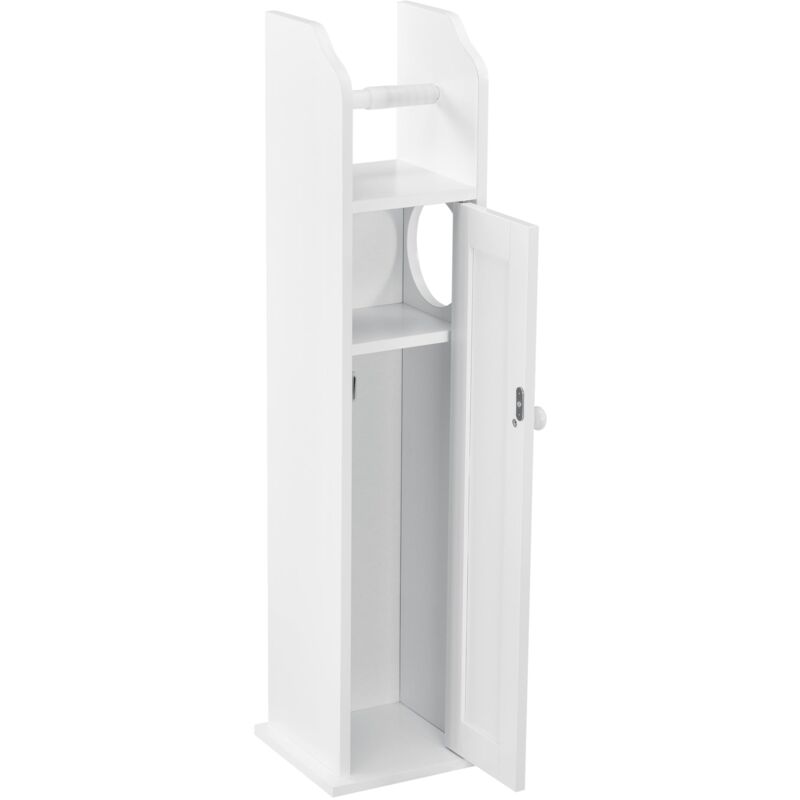 foto del prodotto helloshop26 mobile da bagno mobile contenitore mdf laccato 78 cm bianco