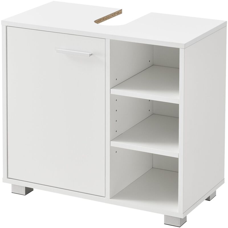 foto del prodotto helloshop26 mobile sottolavabo di design per bagno sottolavabo con 3 ripiani in truciolato melaminico 56 x 60 x 31 cm bianco