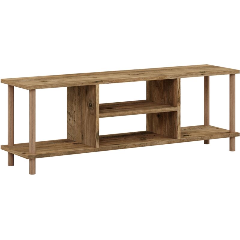 foto del prodotto helloshop26 mobile tv con vano portaoggetti 43 x 120 x 29 cm effetto legno