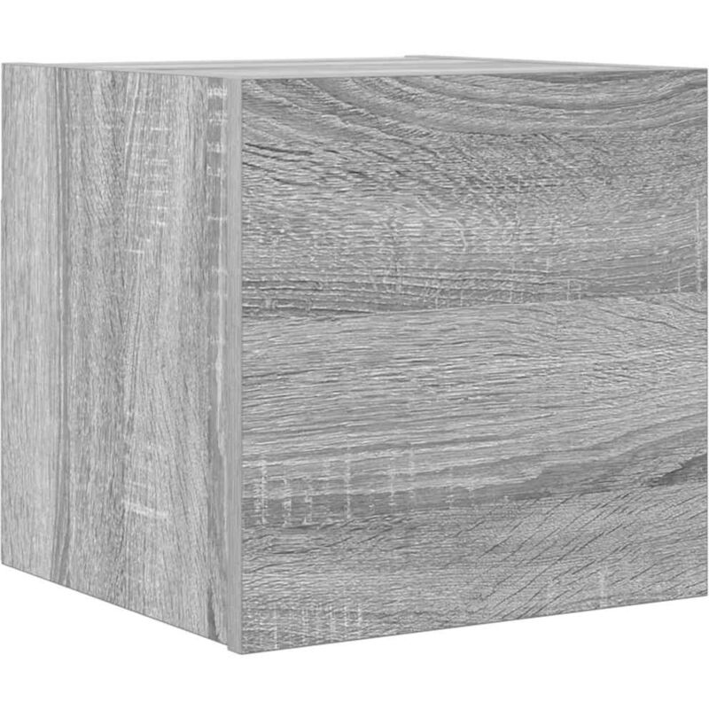 foto del prodotto helloshop26 - mobile tv multimediale scaffale per televisione televisione buffet sala da pranzo soggiorno camera da letto a parete sonoma 30,5 x 30 x 30 cm grigio 020028177