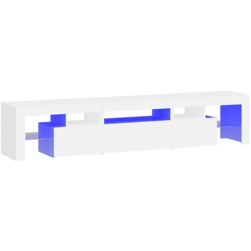 foto del prodotto helloshop26 mobile tv multimediale scaffale per televisione televisione buffet sala da pranzo soggiorno camera da letto con luci a led 200 x 36,5 x