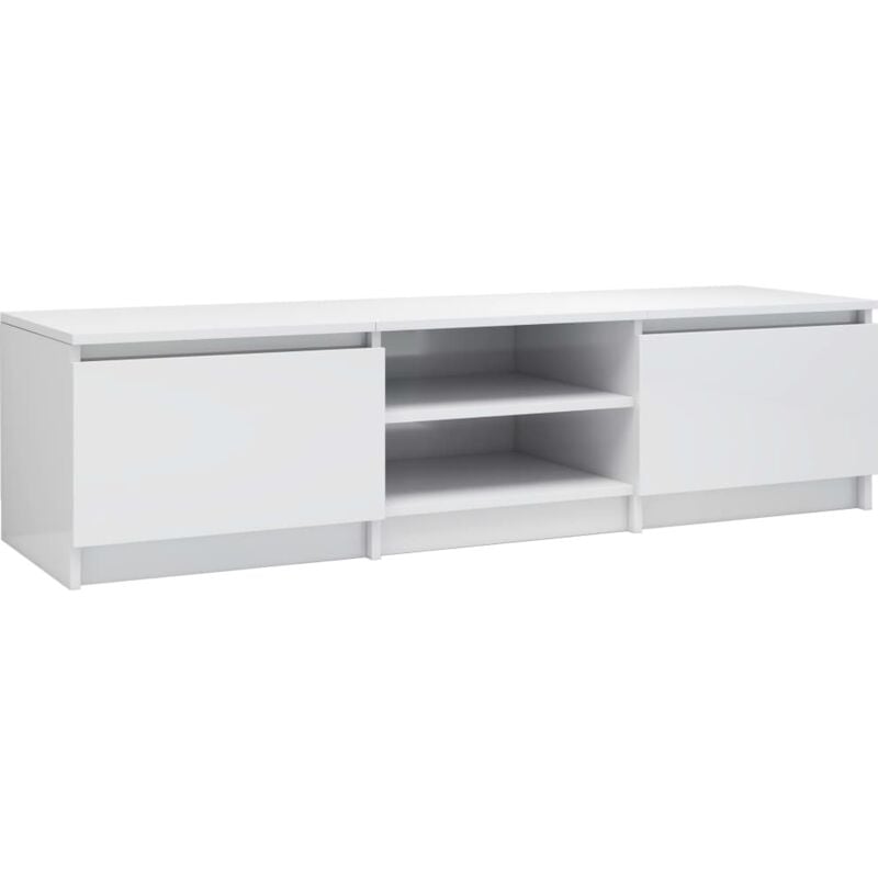 foto del prodotto helloshop26 mobile tv multimediale scaffale per televisione televisore buffet sala da pranzo soggiorno camera da letto lucido 140 x 40 x 35,5 cm