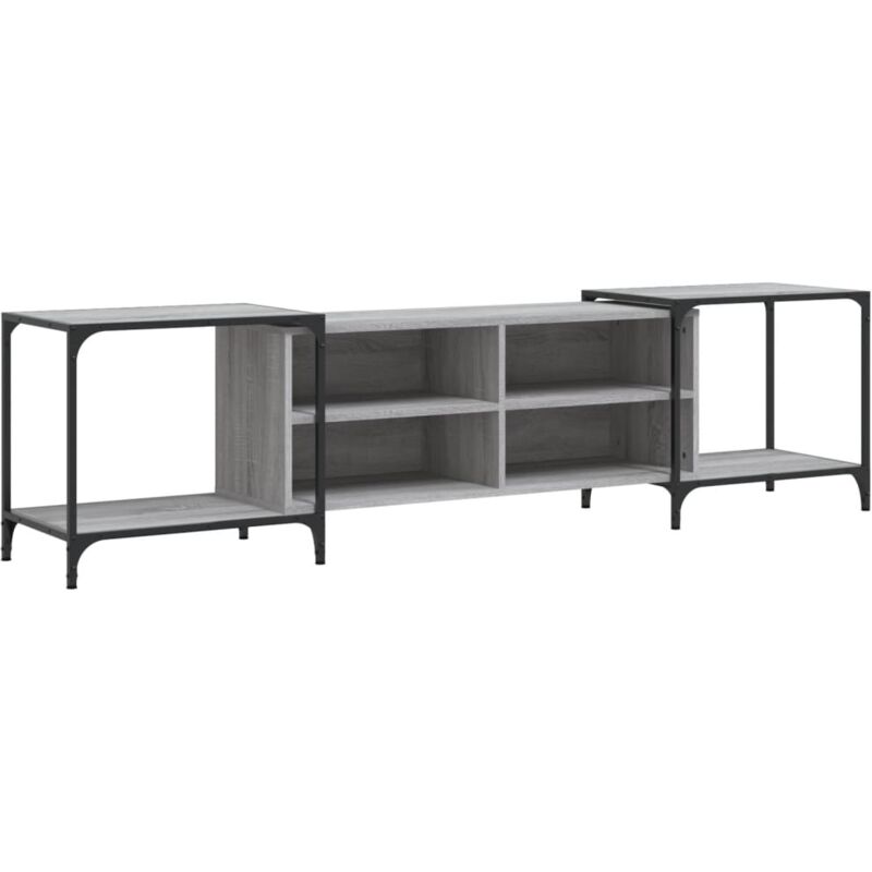 foto del prodotto helloshop26 mobile tv multimediale scaffale per televisione televisore buffet sala da pranzo soggiorno camera da letto sonoma 203 x 37 x 50 cm