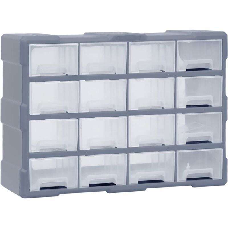 foto del prodotto helloshop26 organizer multicassettiera con 16 cassetti centrali 52 cm
