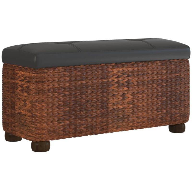 foto del prodotto helloshop26 panca contenitore con cuscino 69 cm conocchia marrone