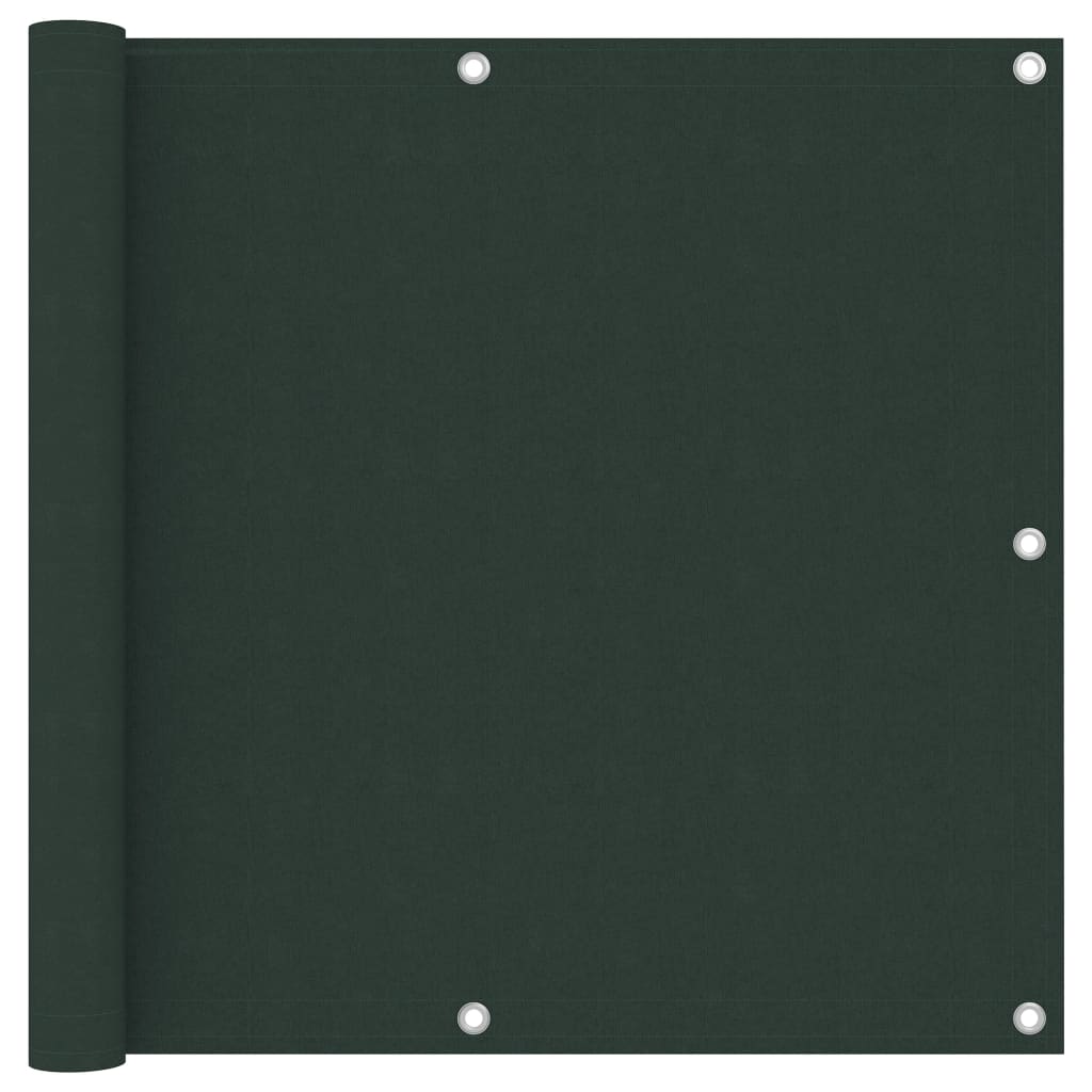 foto del prodotto helloshop26 paravento per balcone, protezione privacy, paravento, verde scuro, 90 x 500 cm, in tessuto oxford