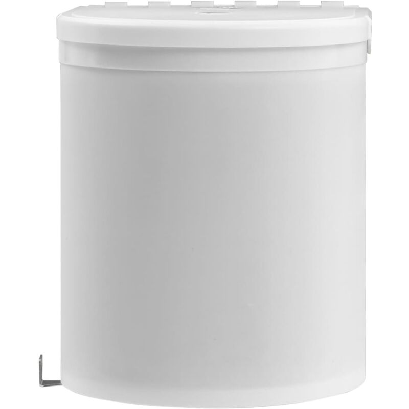 foto del prodotto helloshop26 pattumiera da cucina da incasso in plastica 12 litri bianco 020006062