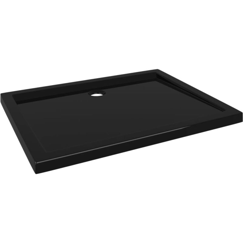 foto del prodotto helloshop26 piatto doccia piatto doccia piatto doccia bagno wc doccia interno casa rettangolare abs nero 70 x 90 cm